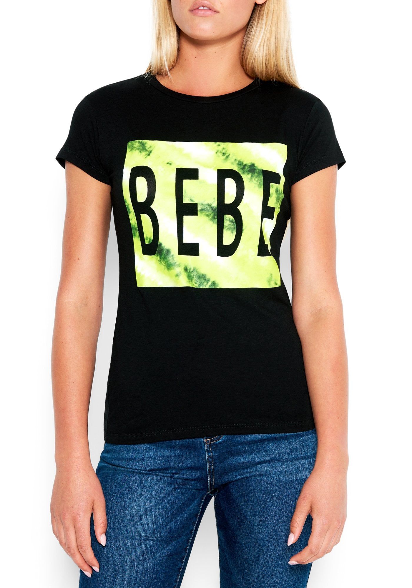 Bebe Logo Tie Dye Tee sold by Bebe