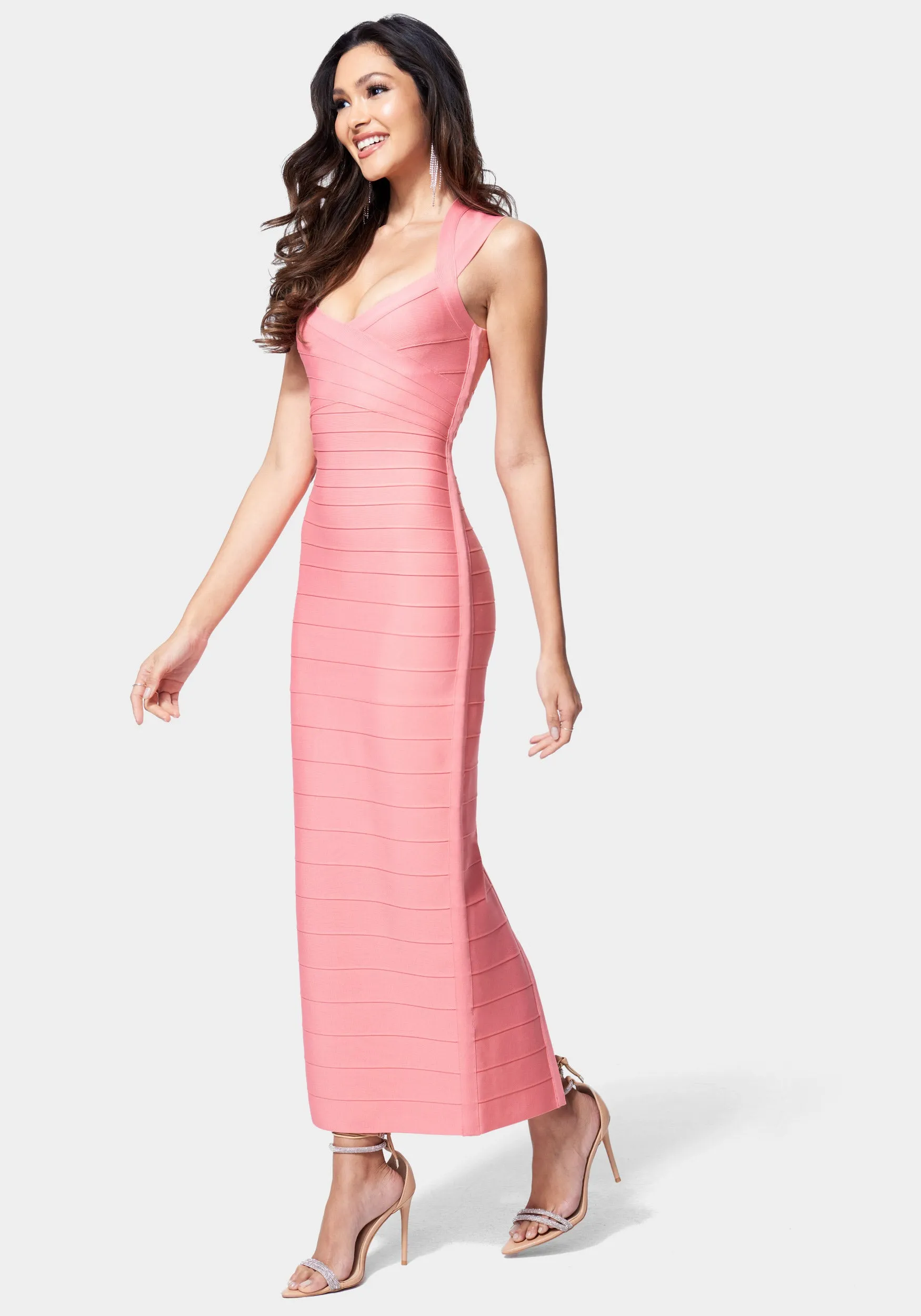 Luxe Bandage Sweetheart Neck Gown sold by Bebe product image thumbnail 2