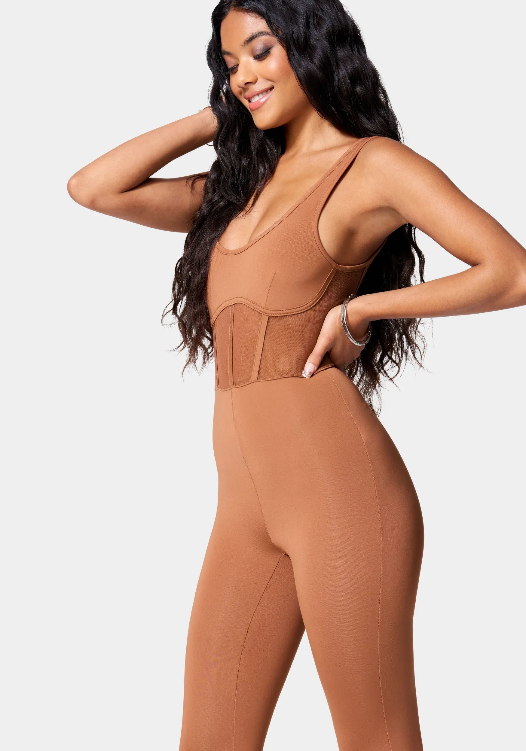 Mesh Detail Catsuit sold by Bebe product image thumbnail 2