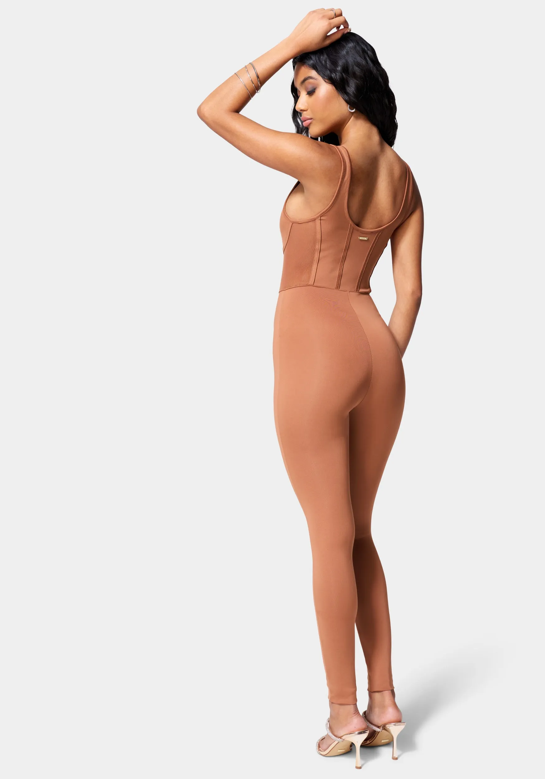 Mesh Detail Catsuit sold by Bebe product image thumbnail 3