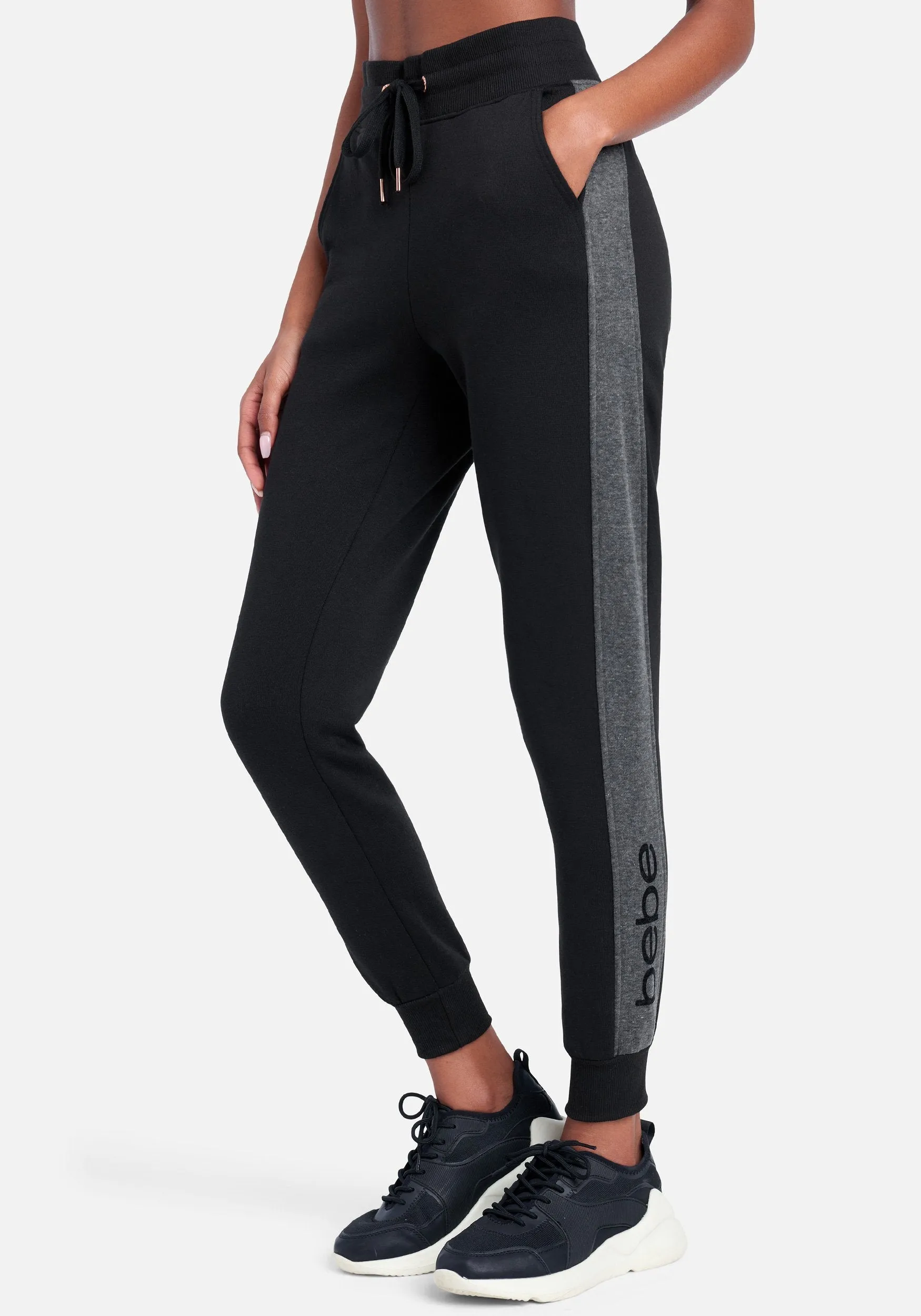 Bebe Contrast Side Insert Jogger sold by Bebe
