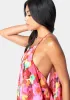 Printed Drape Shift Dress sold by Bebe