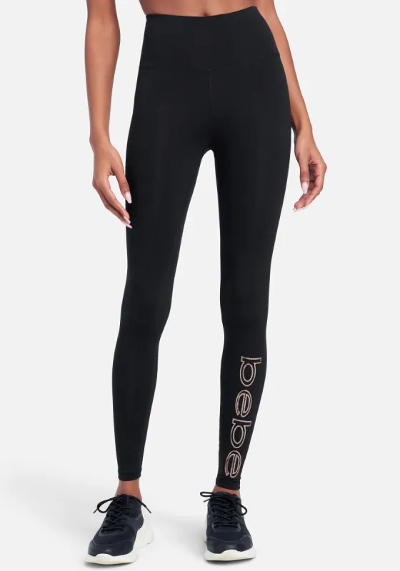 Bebe Sport Sequin Logo Legging sold by Bebe