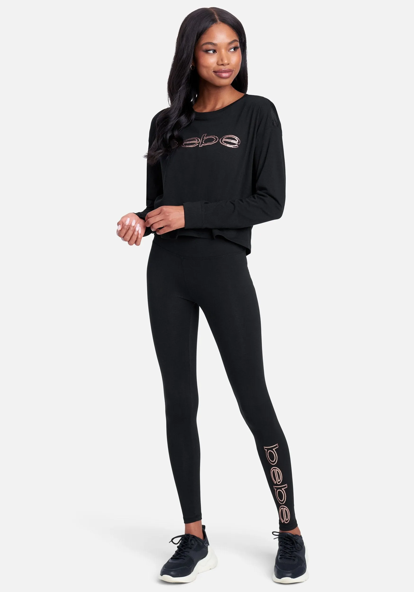 Bebe Sport Sequin Logo Legging sold by Bebe product image thumbnail 2