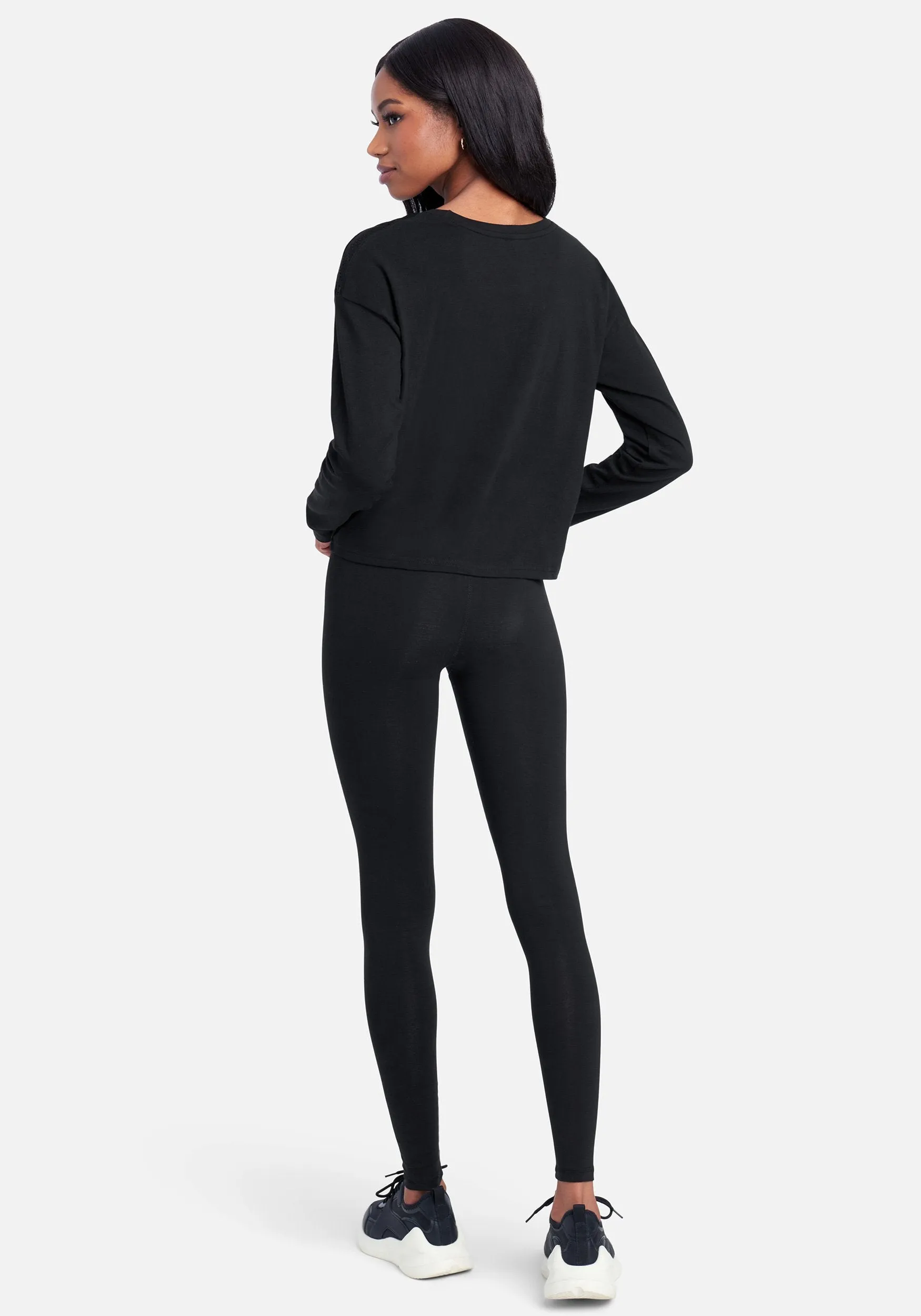 Bebe Sport Sequin Logo Legging sold by Bebe product image thumbnail 3