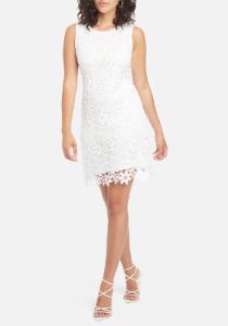Allover Sleeveless Lace Dress sold by Bebe