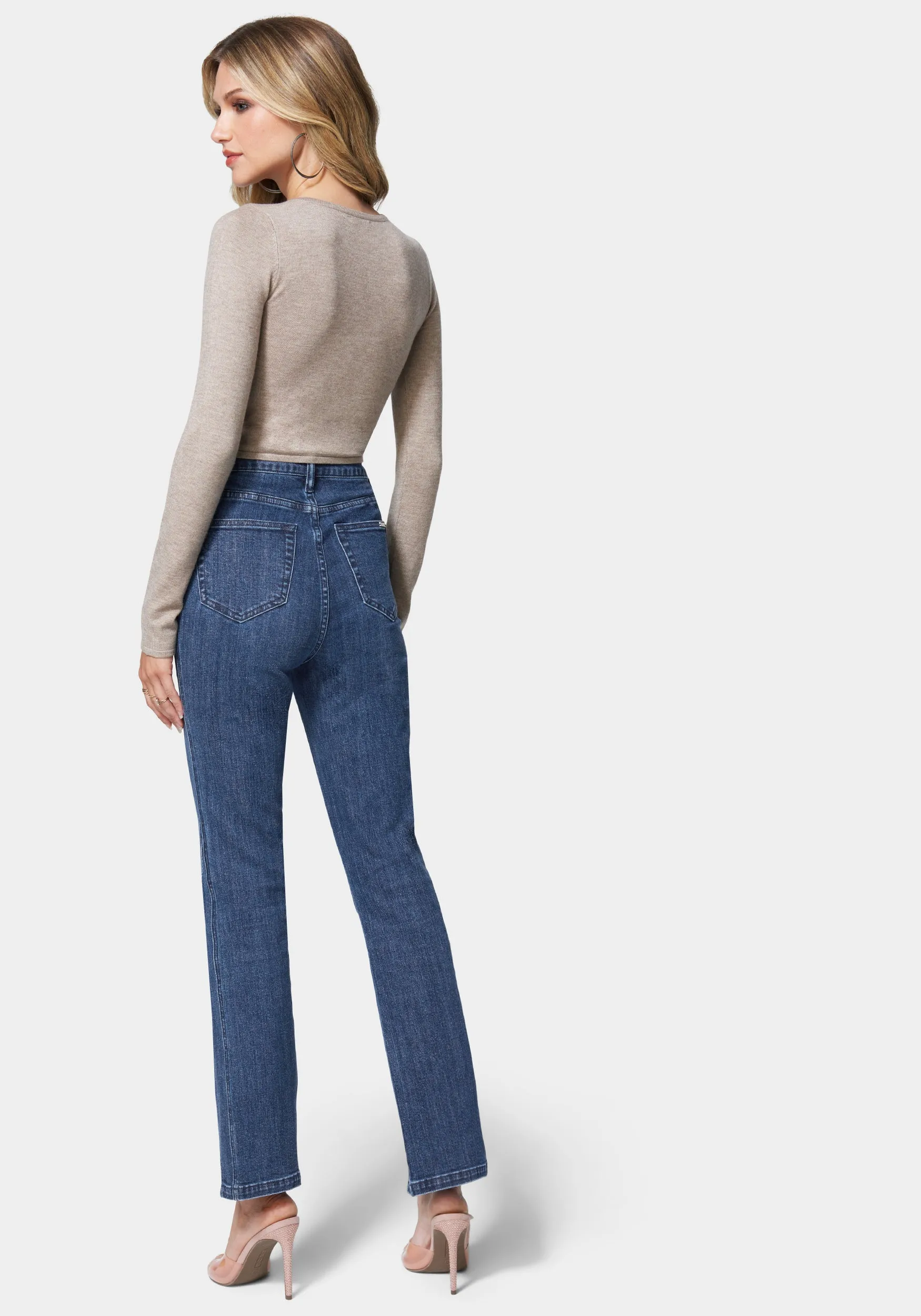 Slit Hem Slim Jean sold by Bebe product image thumbnail 2