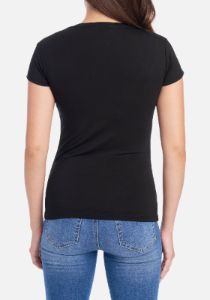 Bebe Logo Rhinestone Tee sold by Bebe
