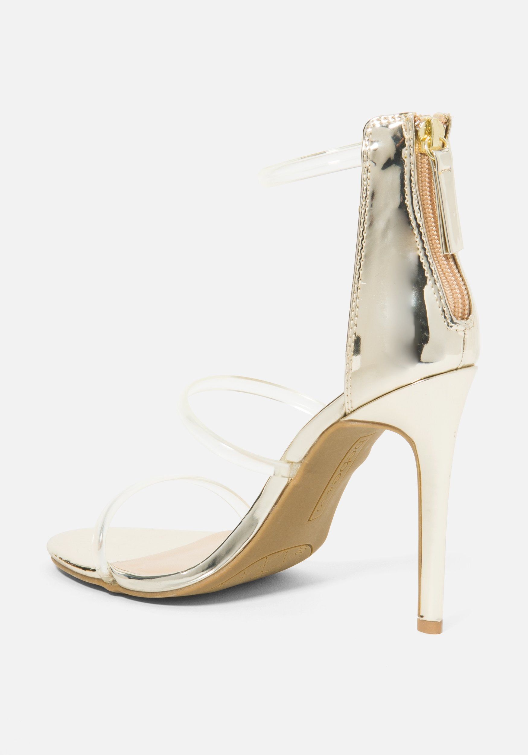 Berdine C Clear Strappy Heels sold by Bebe product image thumbnail 3
