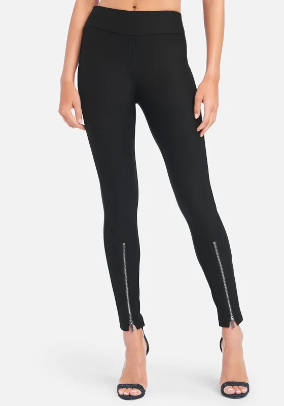High Rise Zipper Front Legging sold by Bebe