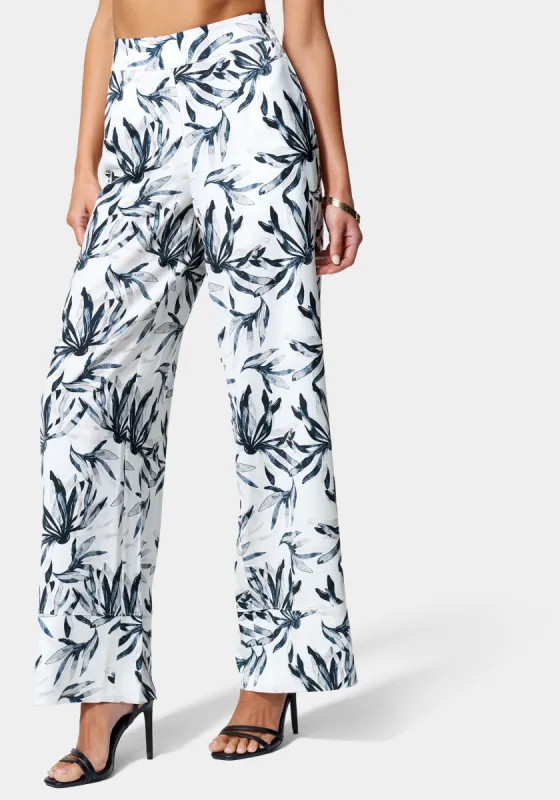 Satin High Waist Wide Leg Pant sold by Bebe