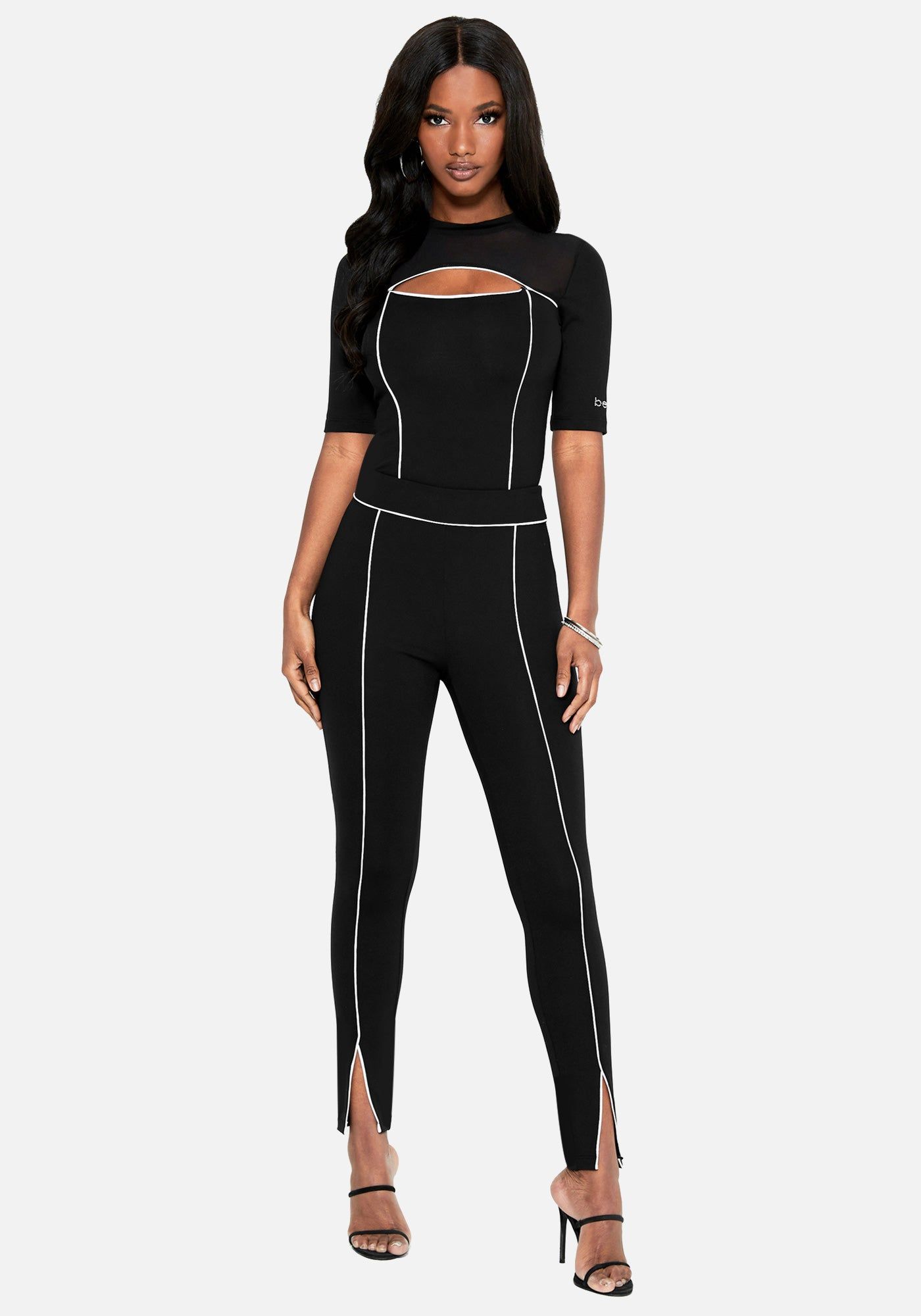 Eli Keyhole Mesh Top sold by Bebe product image thumbnail 3