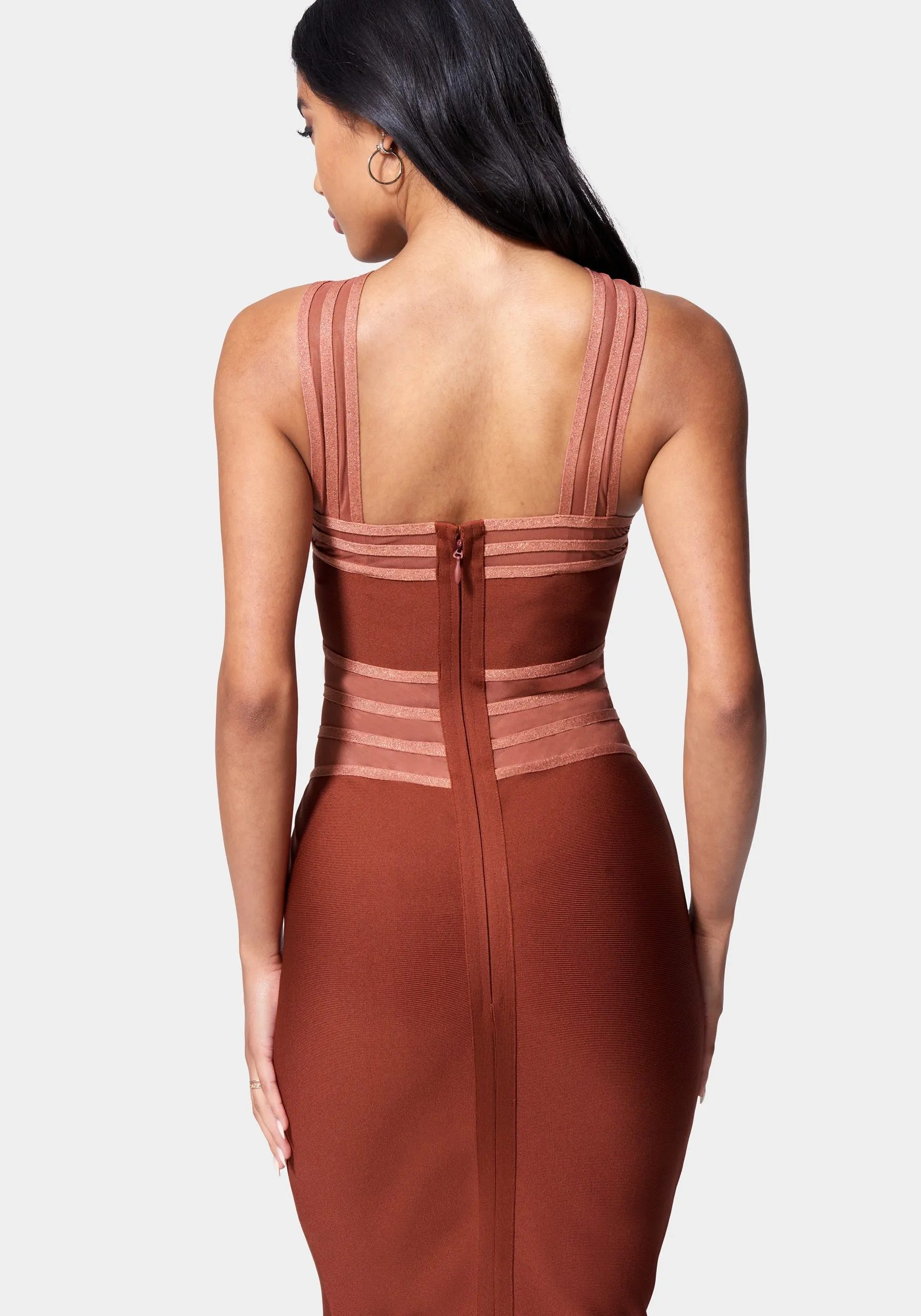 Bandage Cross Front Dress sold by Bebe product image thumbnail 3
