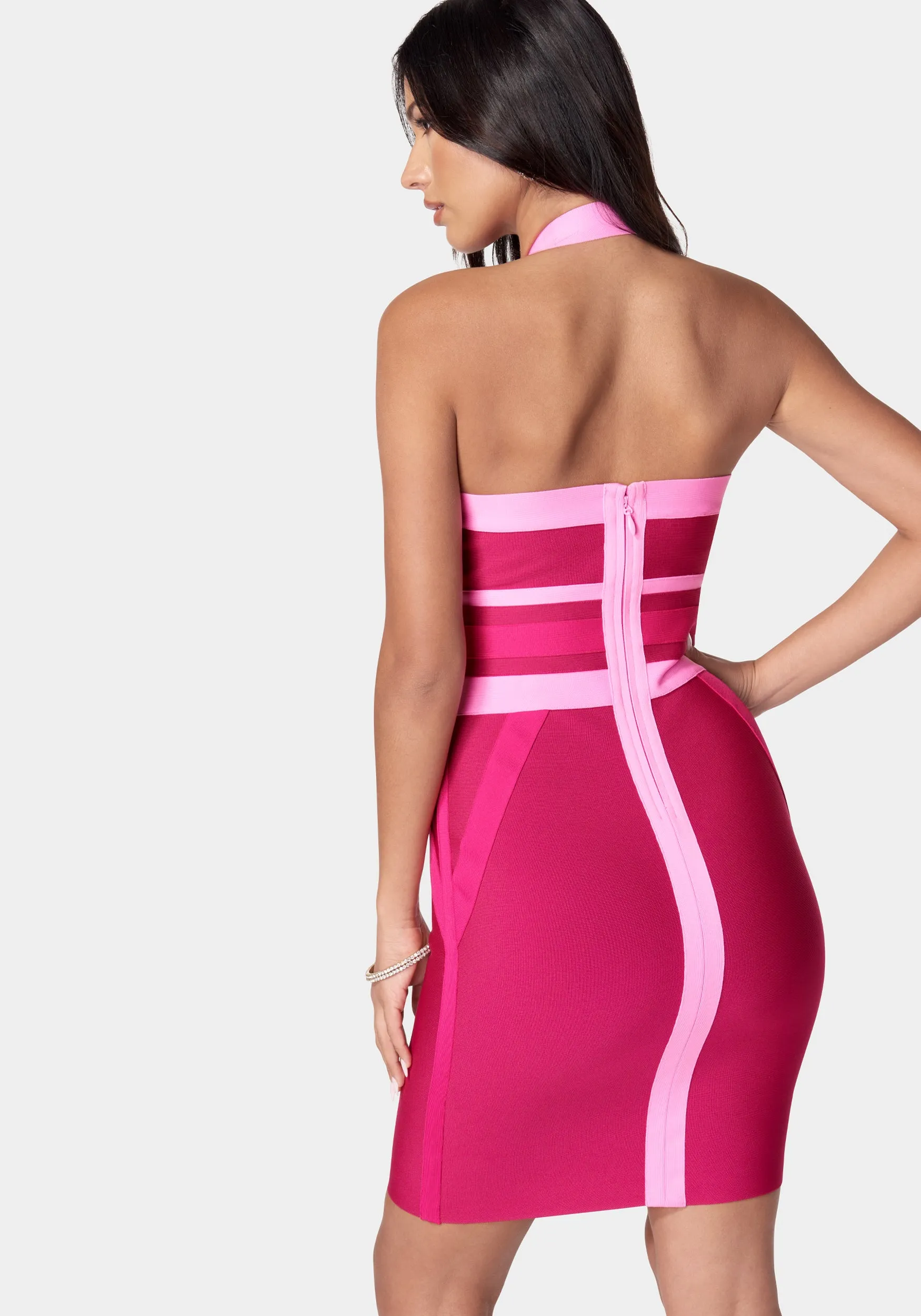 Halter Neck Bandage Dress sold by Bebe product image thumbnail 3