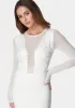 Mesh & Lace Illusion Dress sold by Bebe