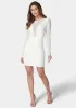 Mesh & Lace Illusion Dress sold by Bebe