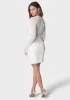 Mesh & Lace Illusion Dress sold by Bebe
