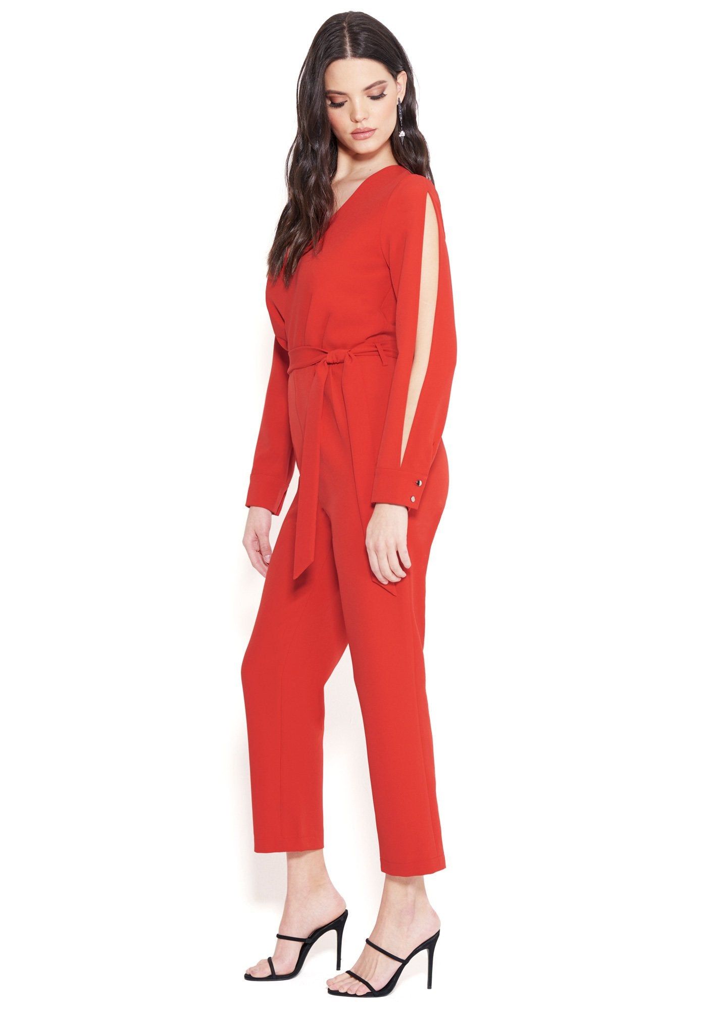 Slit Sleeve Jumpsuit sold by Bebe product image thumbnail 2