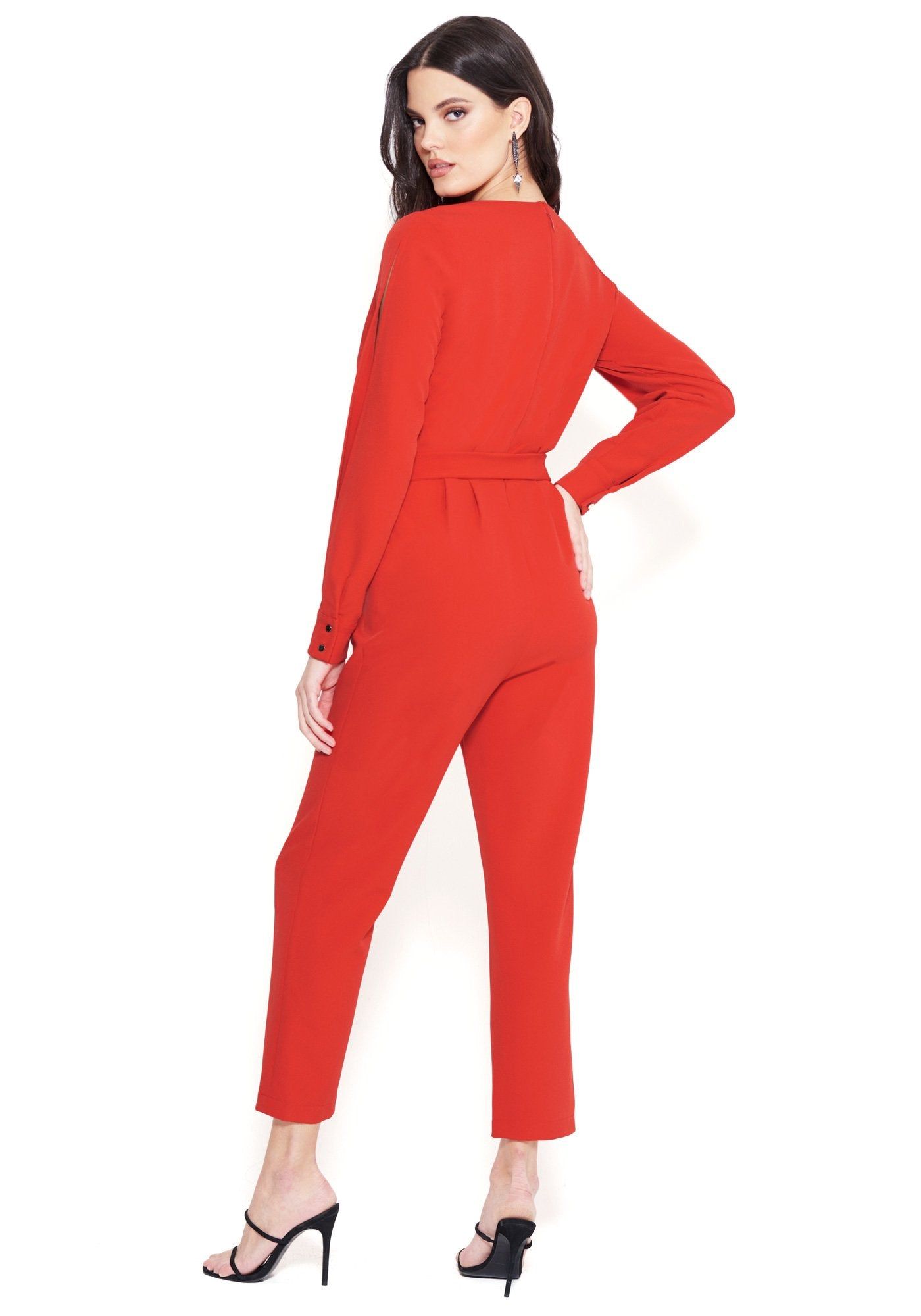Slit Sleeve Jumpsuit sold by Bebe product image thumbnail 3