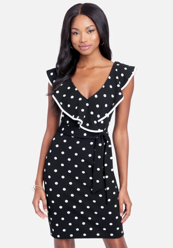 Flutter Polka Dot Dress sold by Bebe