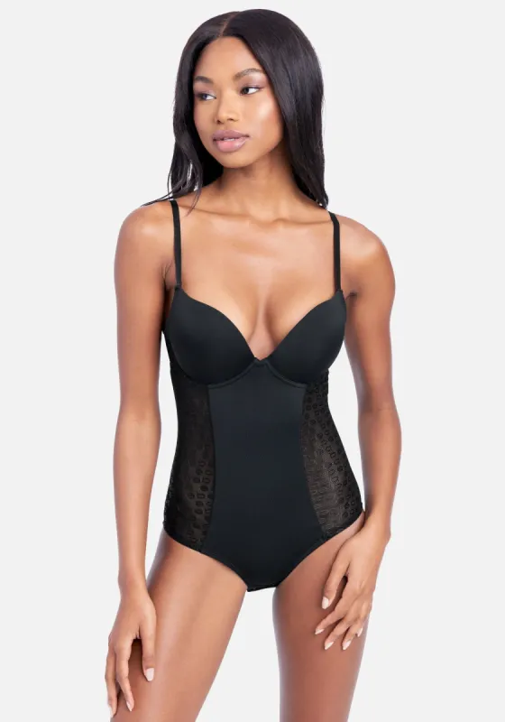 Tag Free Power Mesh Bodysuit sold by Bebe