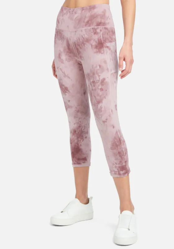 Bebe Sport Tie Dye Capri Legging sold by Bebe