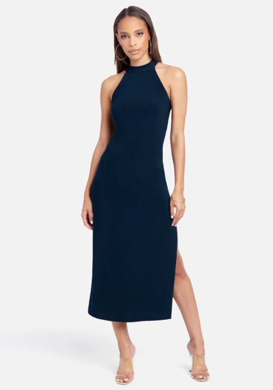 Halter Neck High Slit Maxi sold by Bebe