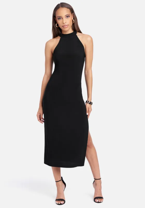 Halter Neck High Slit Maxi sold by Bebe