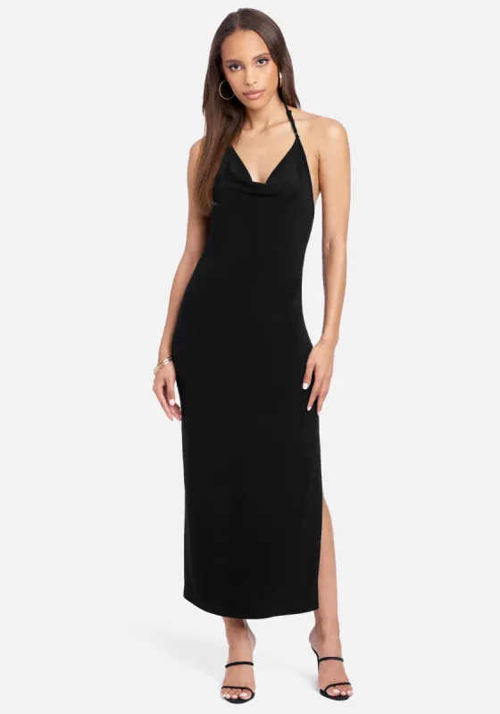 Cowl Neck Halter Maxi sold by Bebe