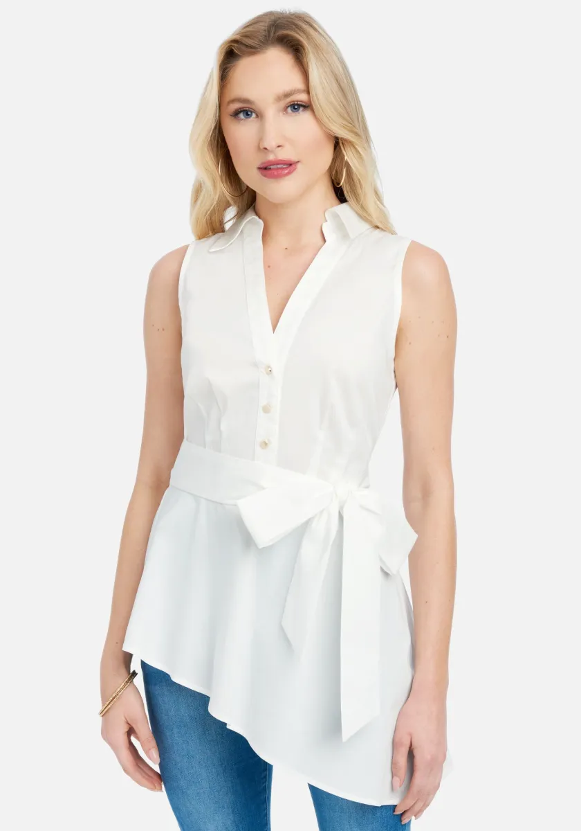 Asymmetric Sleeveless Top sold by Bebe