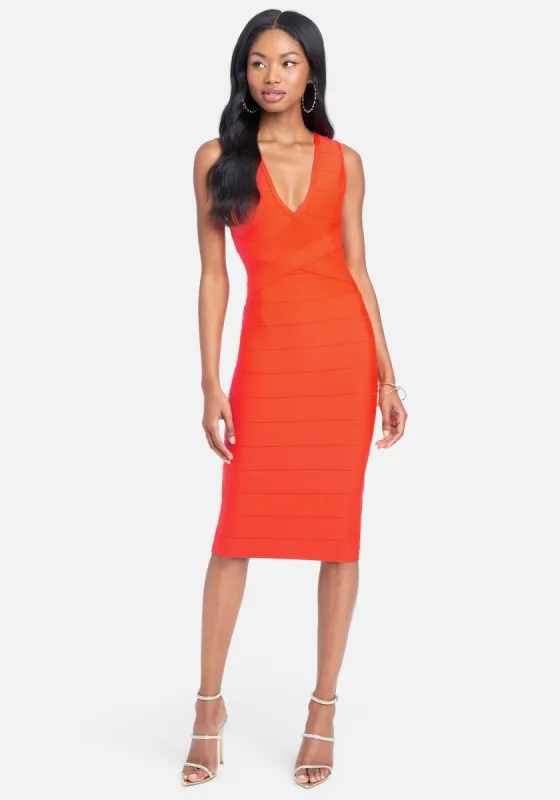 Bandage Midi Dress sold by Bebe
