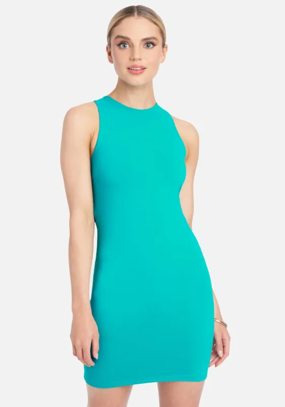 Open Back Lace Up Dress sold by Bebe