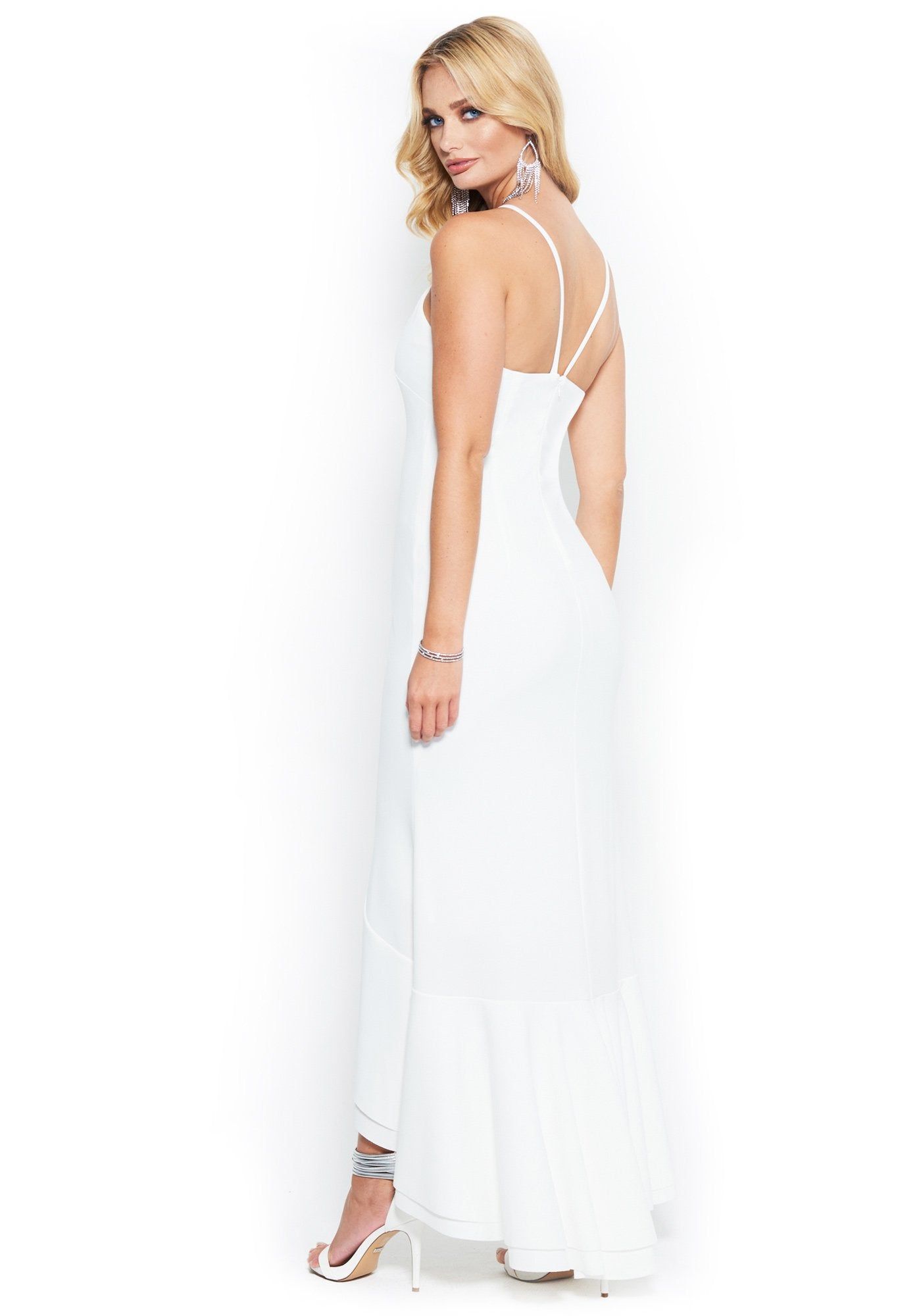 Flounce Strappy Maxi Dress sold by Bebe product image thumbnail 3