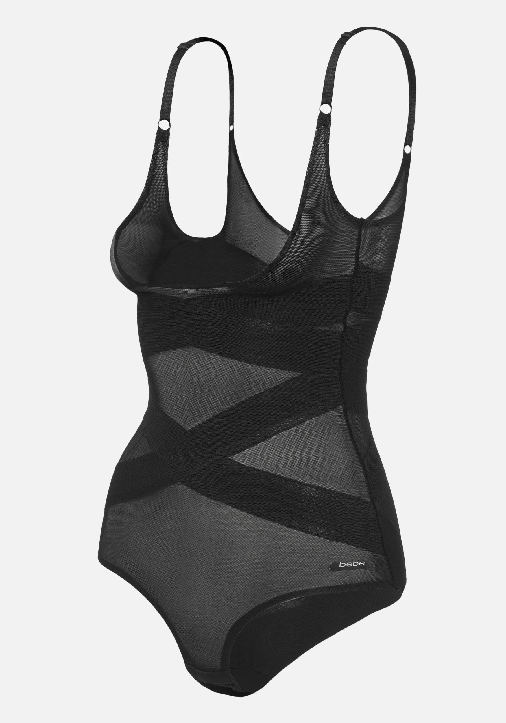 Mesh Cross Detail Bodysuit sold by Bebe product image thumbnail 2