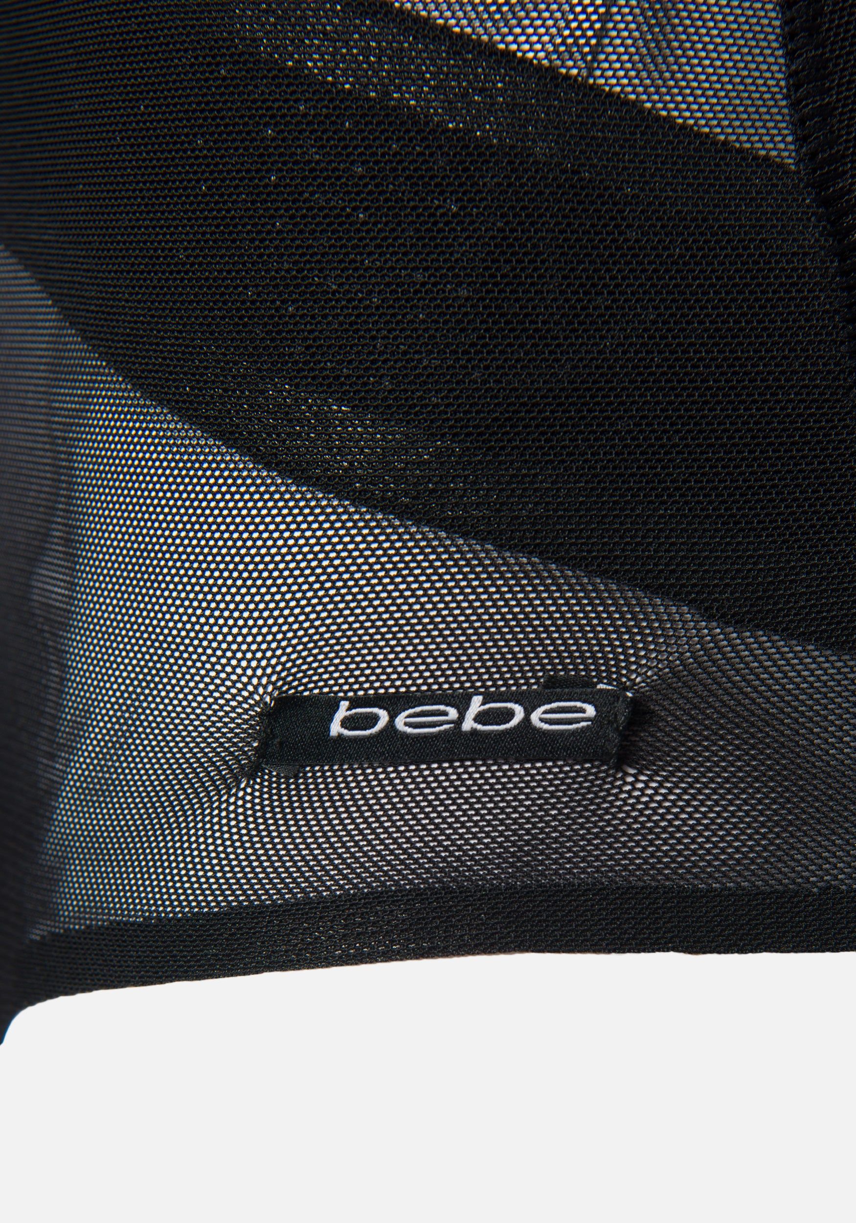 Mesh Cross Detail Bodysuit sold by Bebe product image thumbnail 4