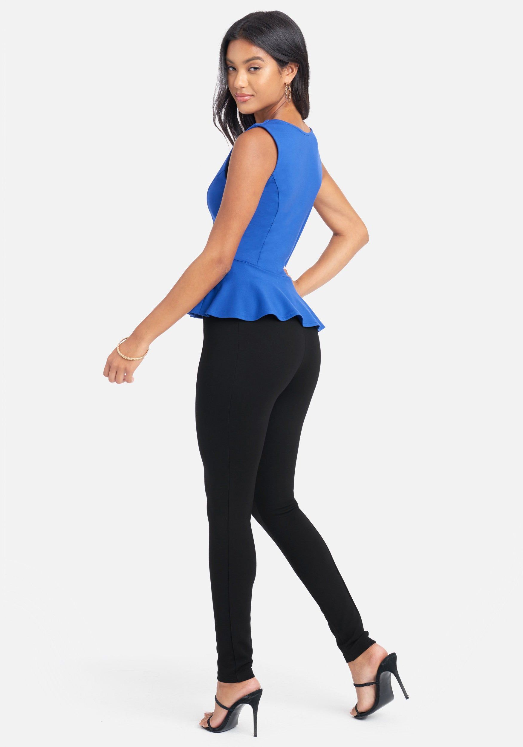 Basic Pull Up Legging sold by Bebe product image thumbnail 3