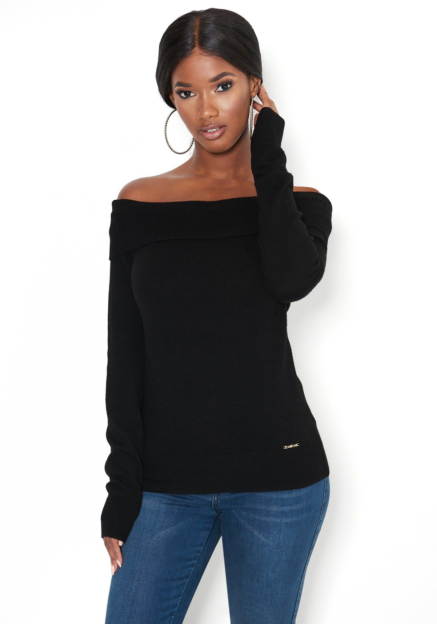 Off Shoulder Sweater sold by Bebe