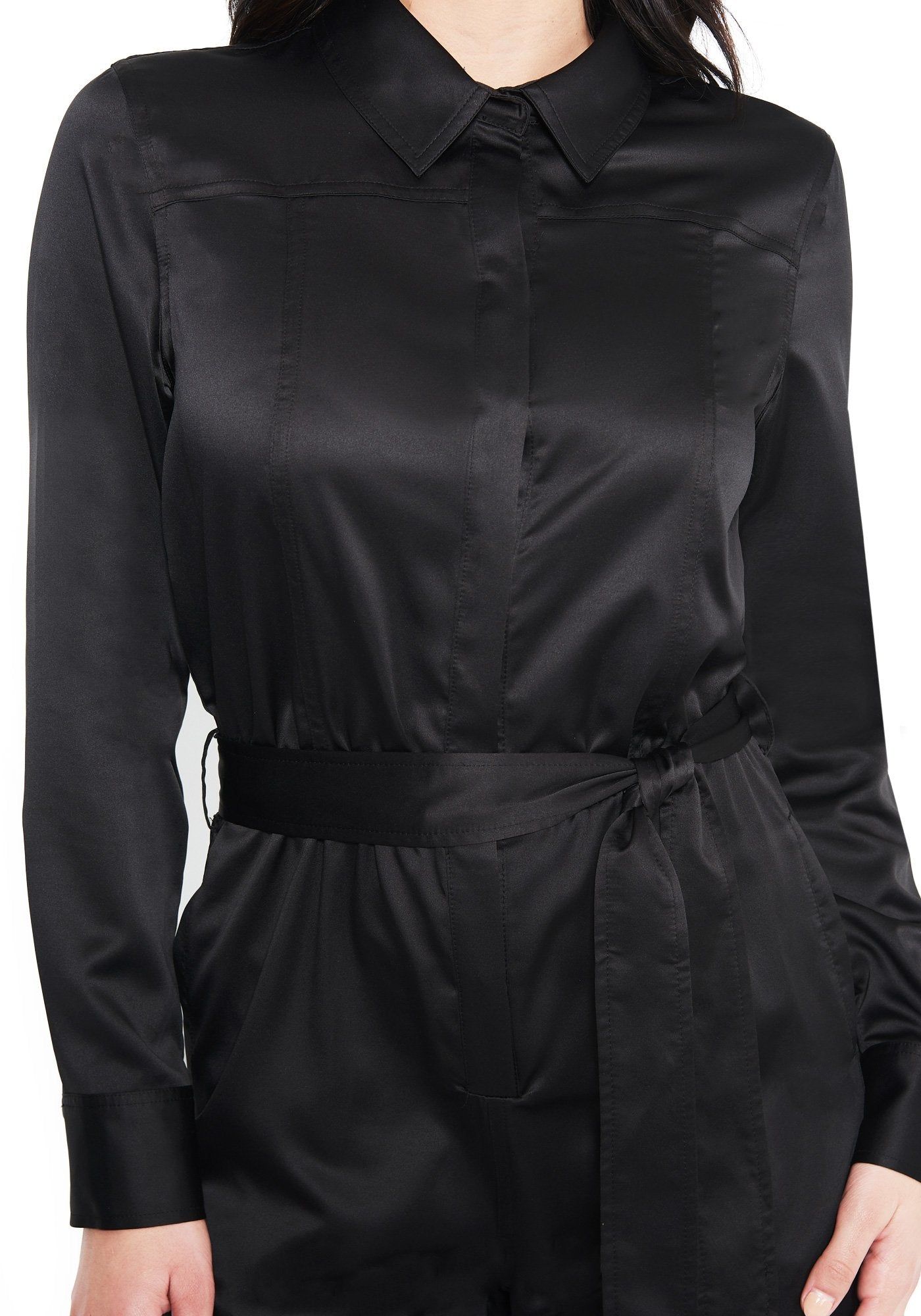 Button Up Jumpsuit sold by Bebe product image thumbnail 4