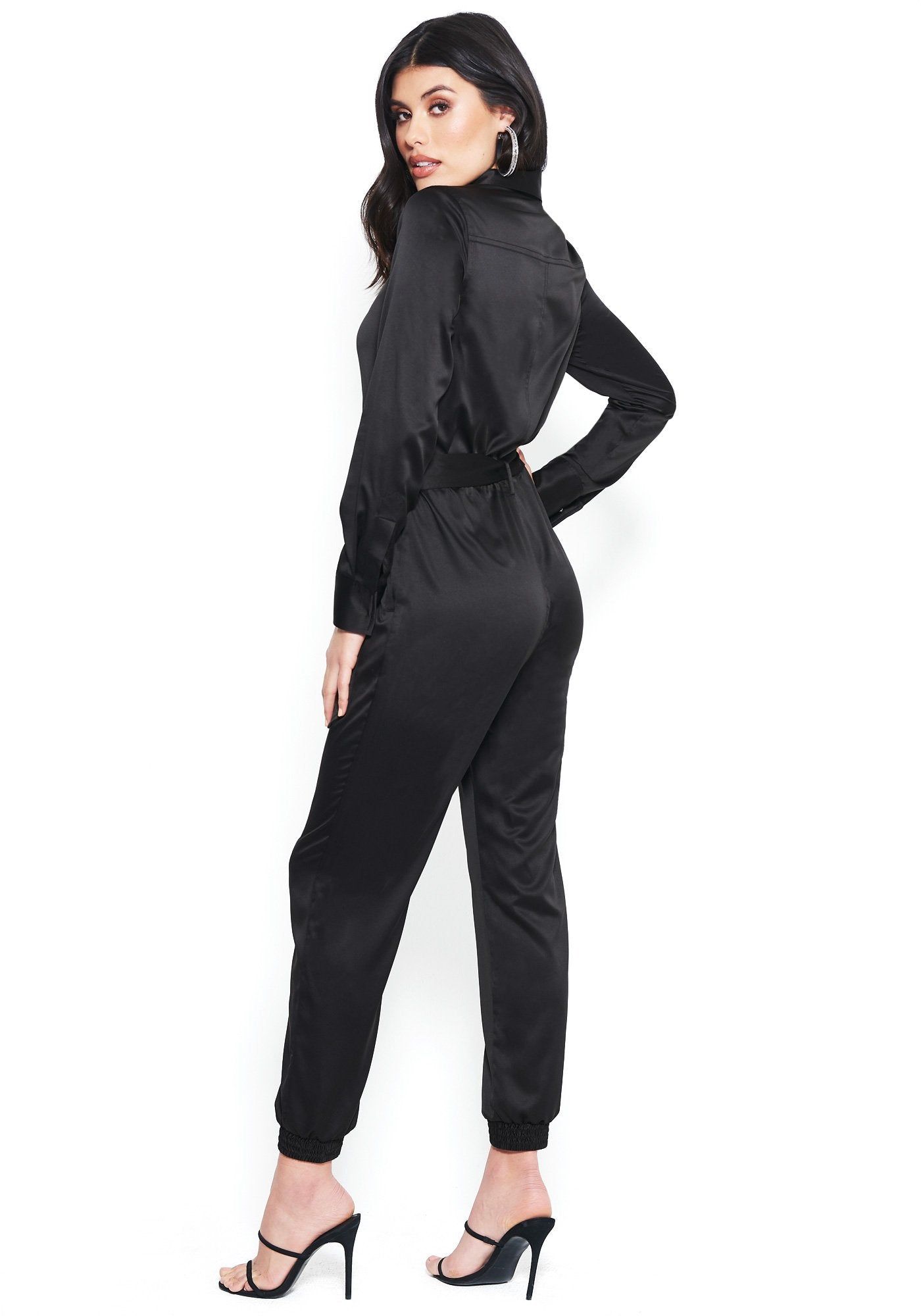 Button Up Jumpsuit sold by Bebe product image thumbnail 3