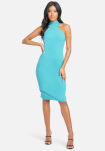 Halter Neck Bodycon Midi Dress sold by Bebe