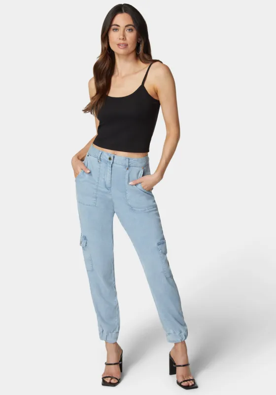 Natural Waist Utilitarian Tencel Jogger Pant made by TC
