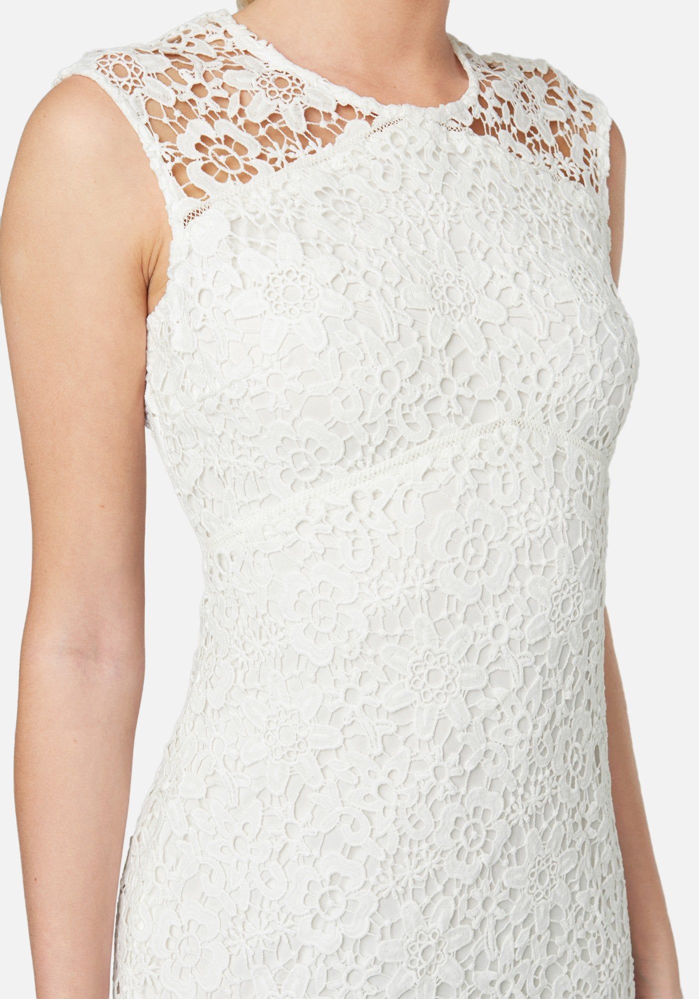 Lace Angled Hem Dress sold by Bebe product image thumbnail 4
