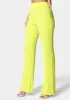 High Waist Wide Leg Side Slit Tailored Pant sold by Bebe