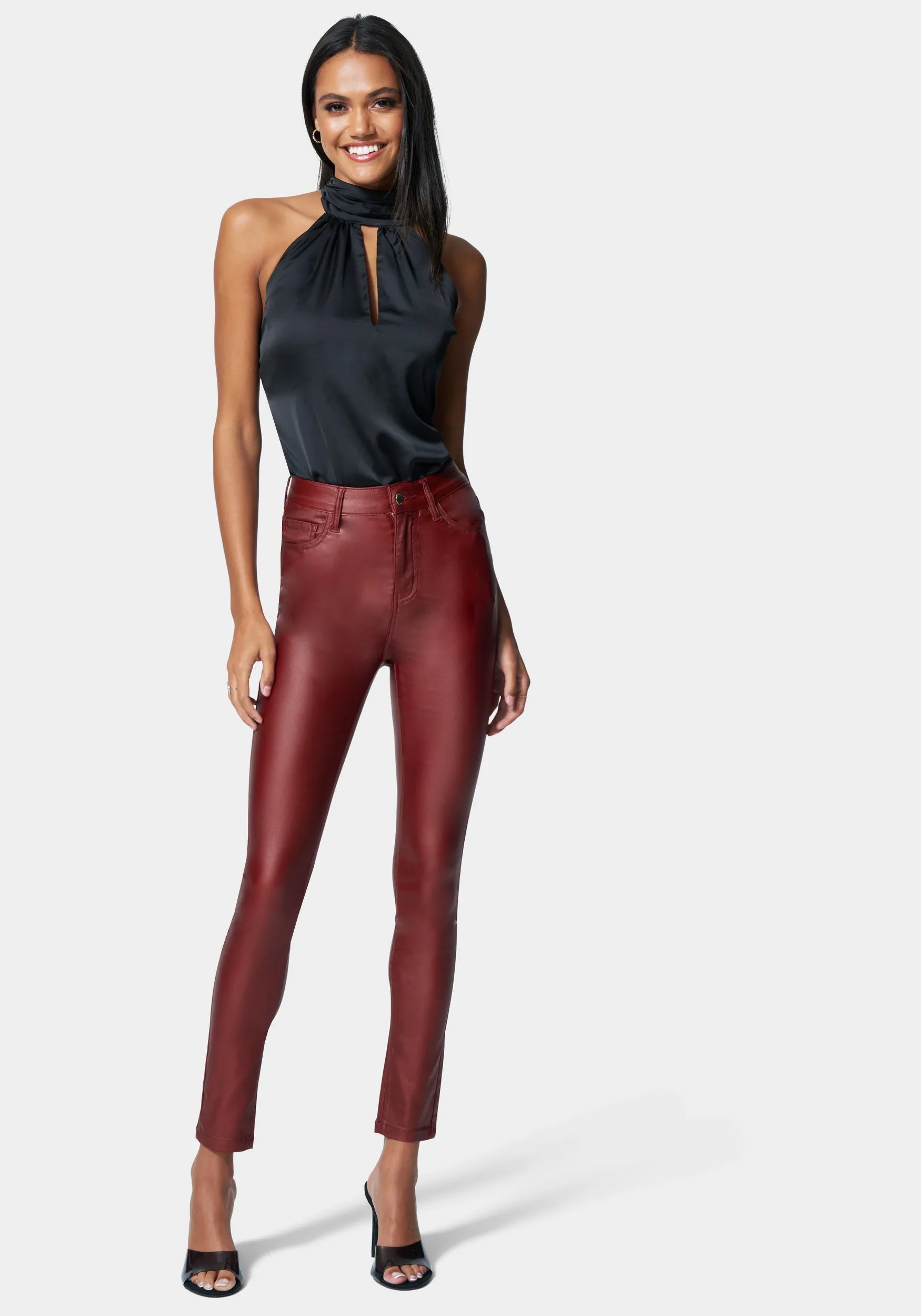 Coated Denim Skinny Jean sold by Bebe product image thumbnail 2