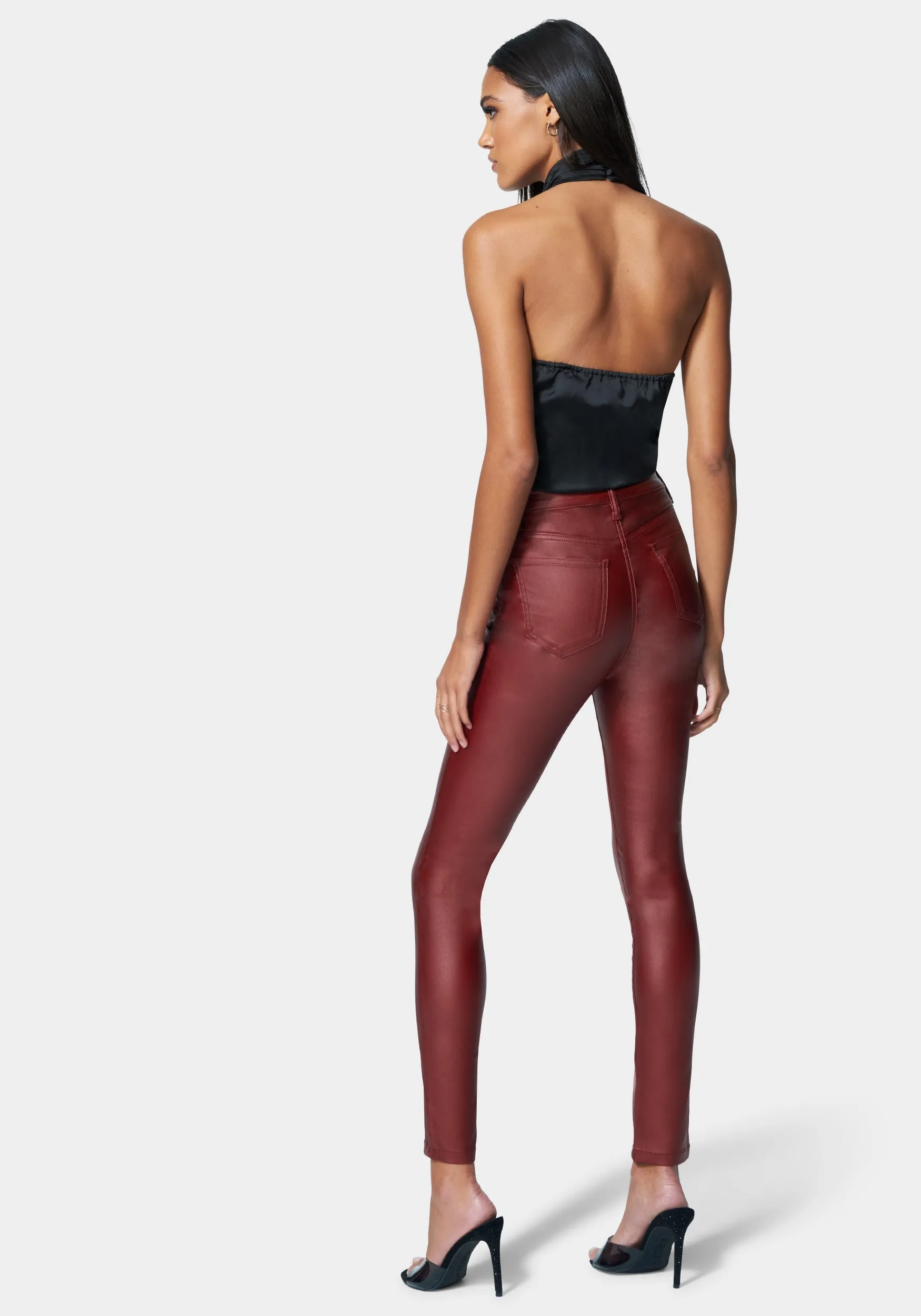 Coated Denim Skinny Jean sold by Bebe product image thumbnail 3