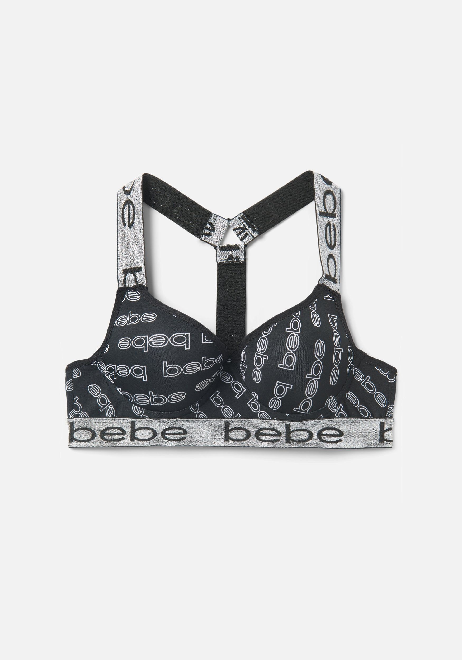 Bebe Logo Sports Bra sold by Bebe