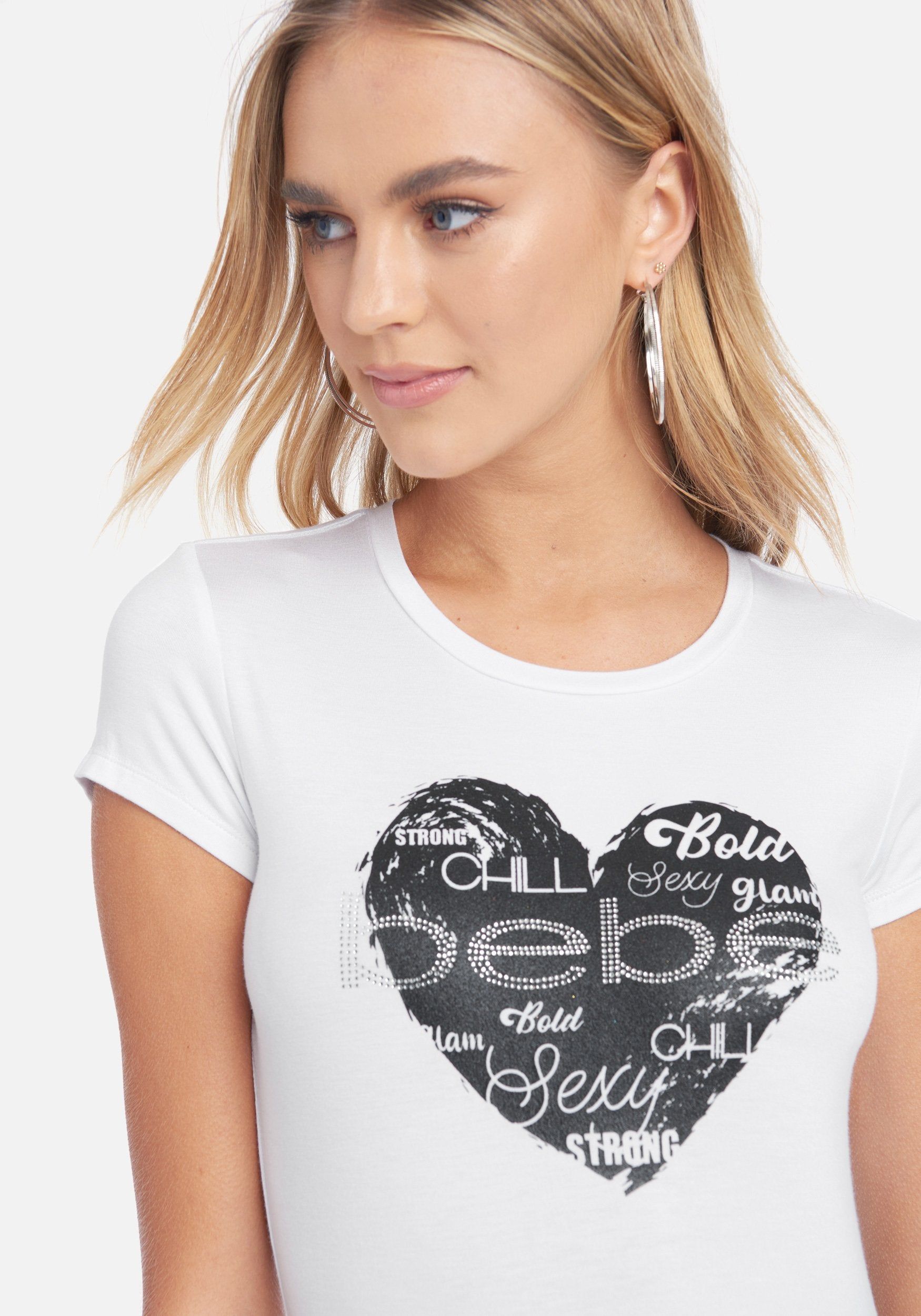 Bebe Logo Heart Tee sold by Bebe product image thumbnail 4