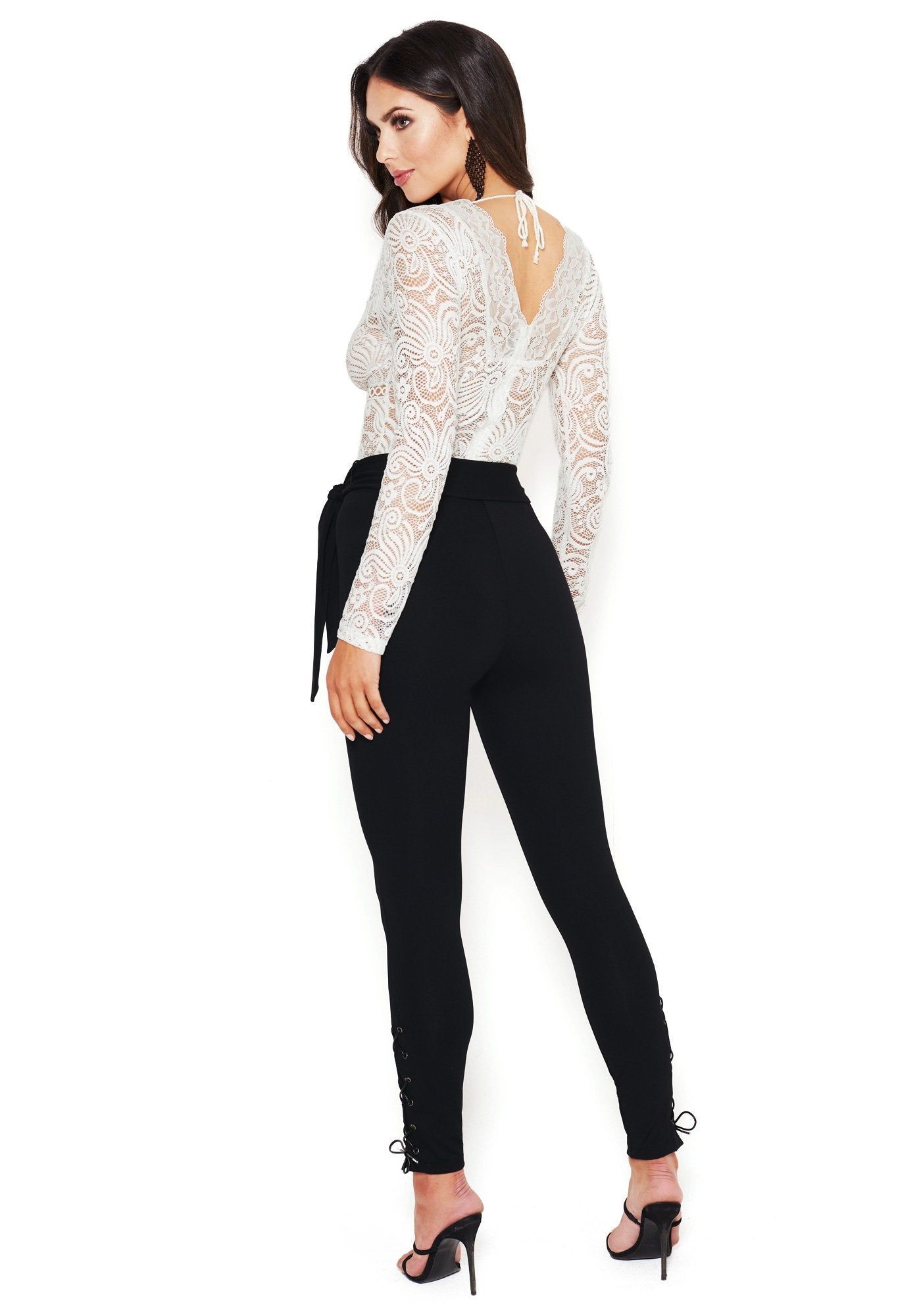 Bow Detail Side Lacing Legging sold by Bebe product image thumbnail 3