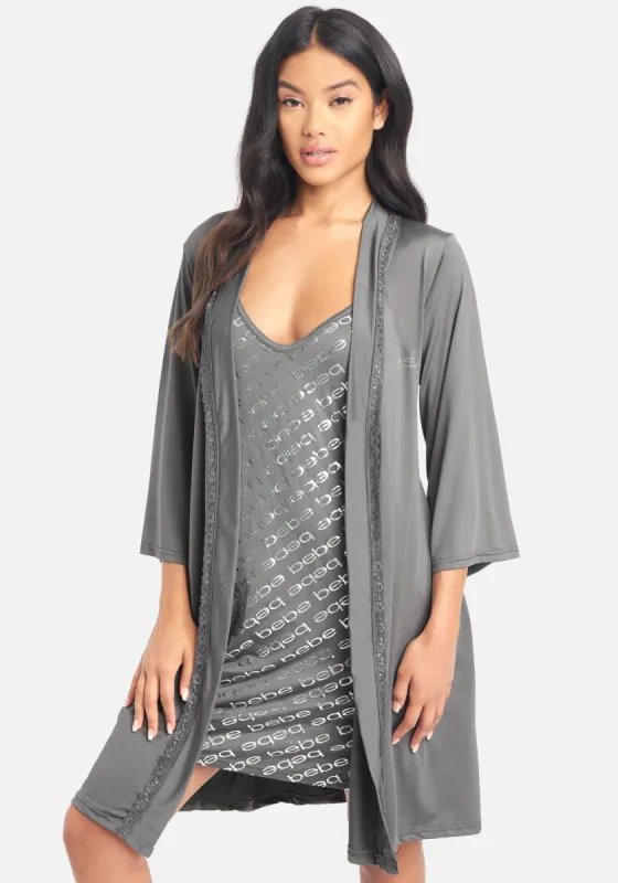 Allover Bebe Robe Set sold by Bebe