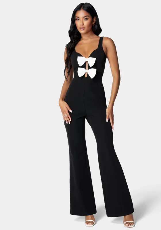 Bow Tie Jumpsuit sold by Bebe